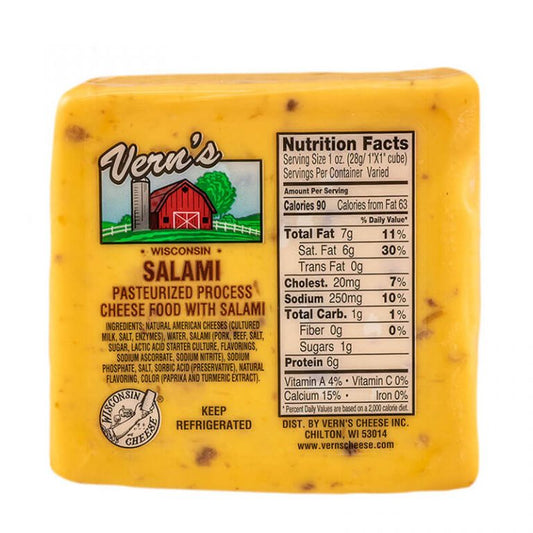 Wisconsins Best Salami Ched Cheese