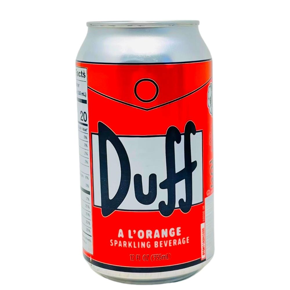 Duff Soda Sparkling Simpsons A L'Orange
