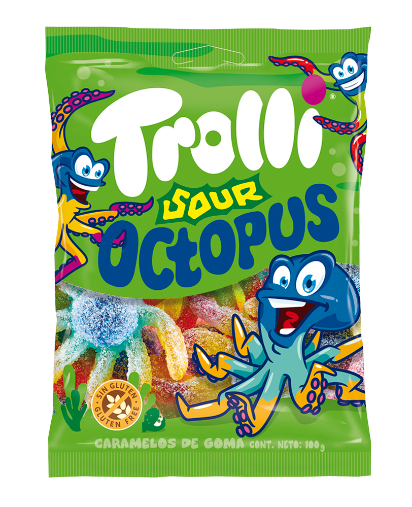 Trolli Inc Trolli Octopus Sour Hangbag