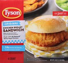 Tyson Sandwich Chicken Sthrn Style