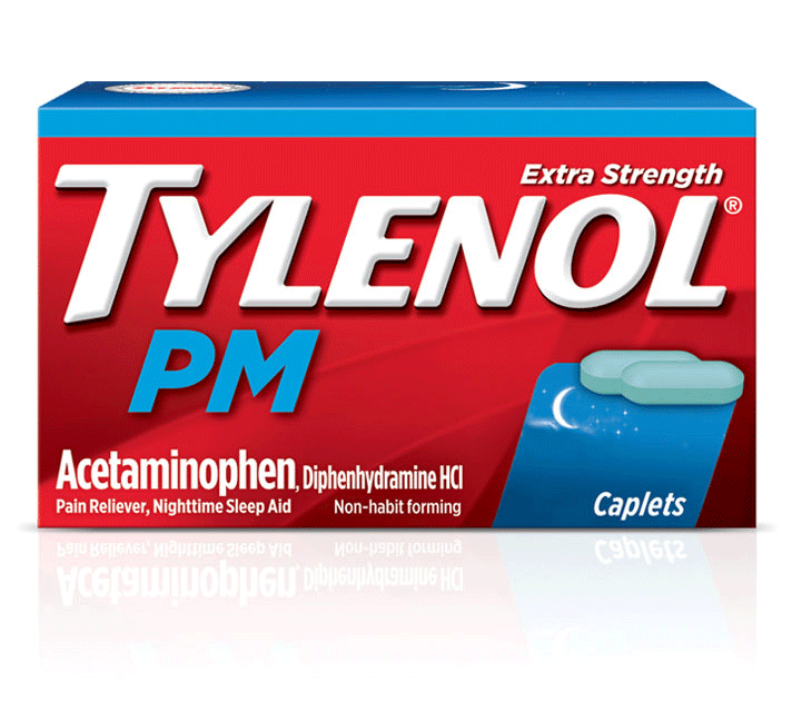 Tylenol PM Caplet Dispenser Box