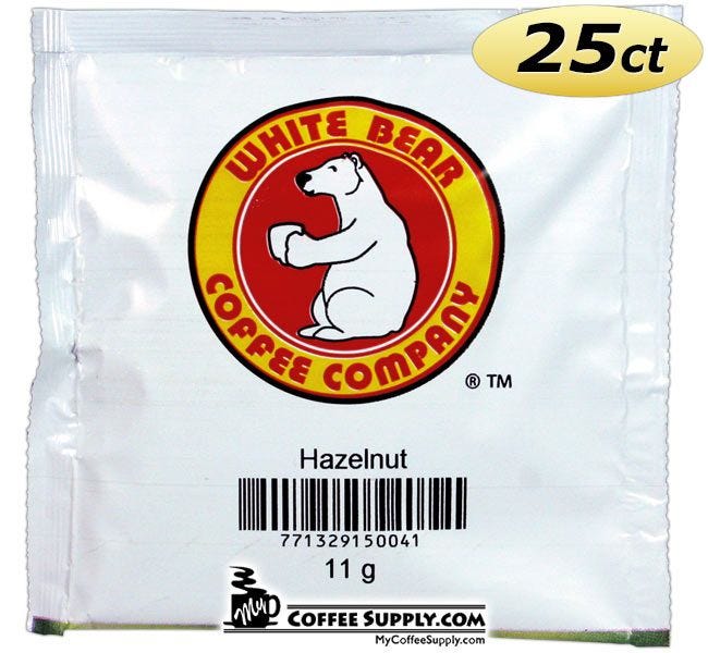 White Bear Coffee Coffee Hazelnut Pod