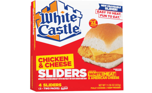 White Castle Sliders Chicken w/Cheese 2Pk